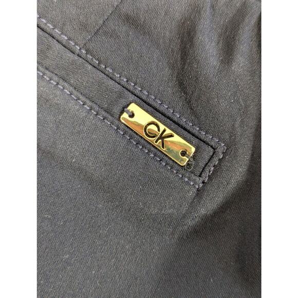 NWOT! CALVIN KLEIN! SLEEK BLACK TOTAL STRETCH SPANDEX WALKING SHORTS! SIZE L - Picture 5 of 10